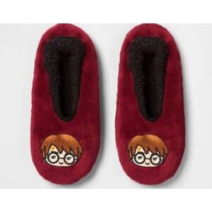 HARRY POTTER Red Size S/M 4-7 Unisex Slippers New